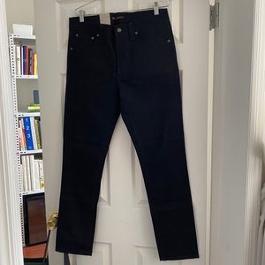 Nudie Jeans Lean Dean Mens Black Denim
